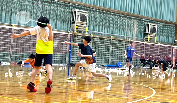 春季バドミントンジュニア大会写真